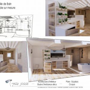 Etude salle de bain - Particuliers
