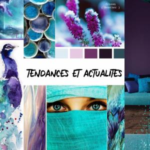 LA COORDINATION DU VIOLET ET DU TURQUOISE