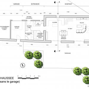 Plan du rez de chaussée