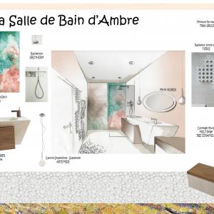 Aménagement - La salle de bain d'ambre